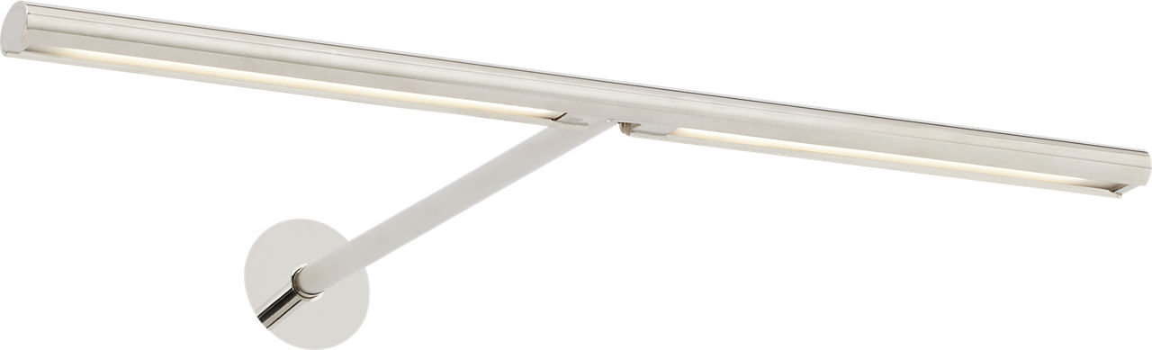 Plural Dome 12 Picture Light polished nickel 2700K 95 CRI integrated led 95 cri 2700k 120v-277v unv