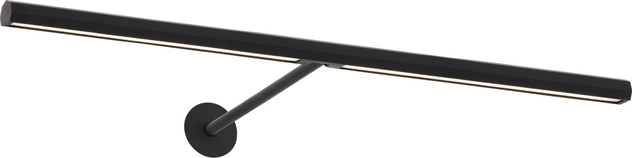 Plural Faceted 18 Picture Light Nightshade Black 2700K 95 CRI integrated led 95 cri 2700k 120v-277v unv