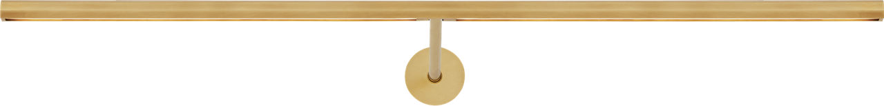 Plural Faceted 24 Picture Light Natural Brass LED 95 CRI 2700K 120-277V