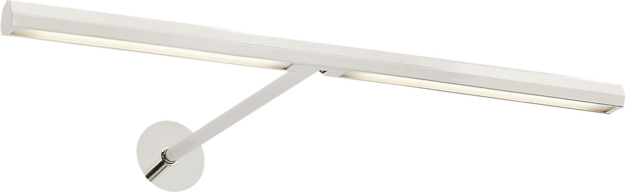 Plural Faceted 12 Picture Light Polished Nickel LED 95 CRI 2700K 120-277V