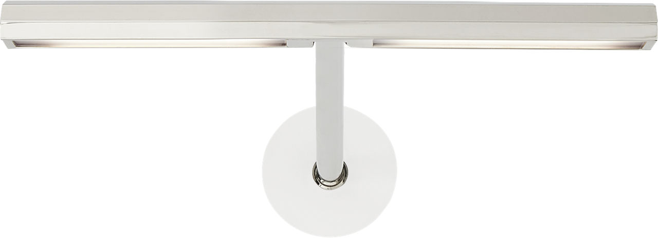 Plural Faceted 8 Picture Light polished nickel 2700K 95 CRI integrated led 95 cri 2700k 120v-277v unv