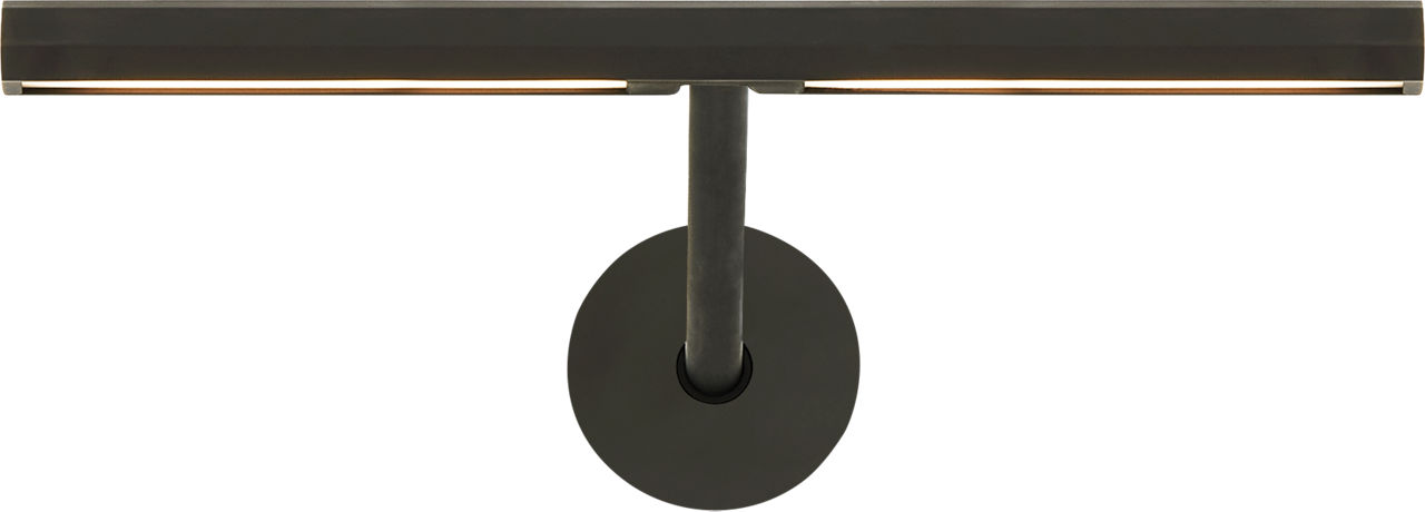 Plural Faceted 8 Picture Light dark Bronze 2700K 95 CRI integrated led 95 cri 2700k 120v-277v unv