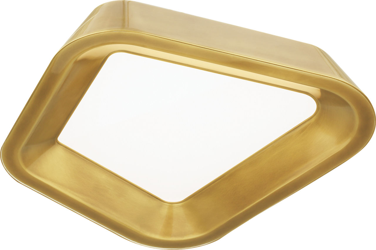 Rhonan Flush Mount plated brass LED 3000K 90 CRI90 cri 3000k 120v