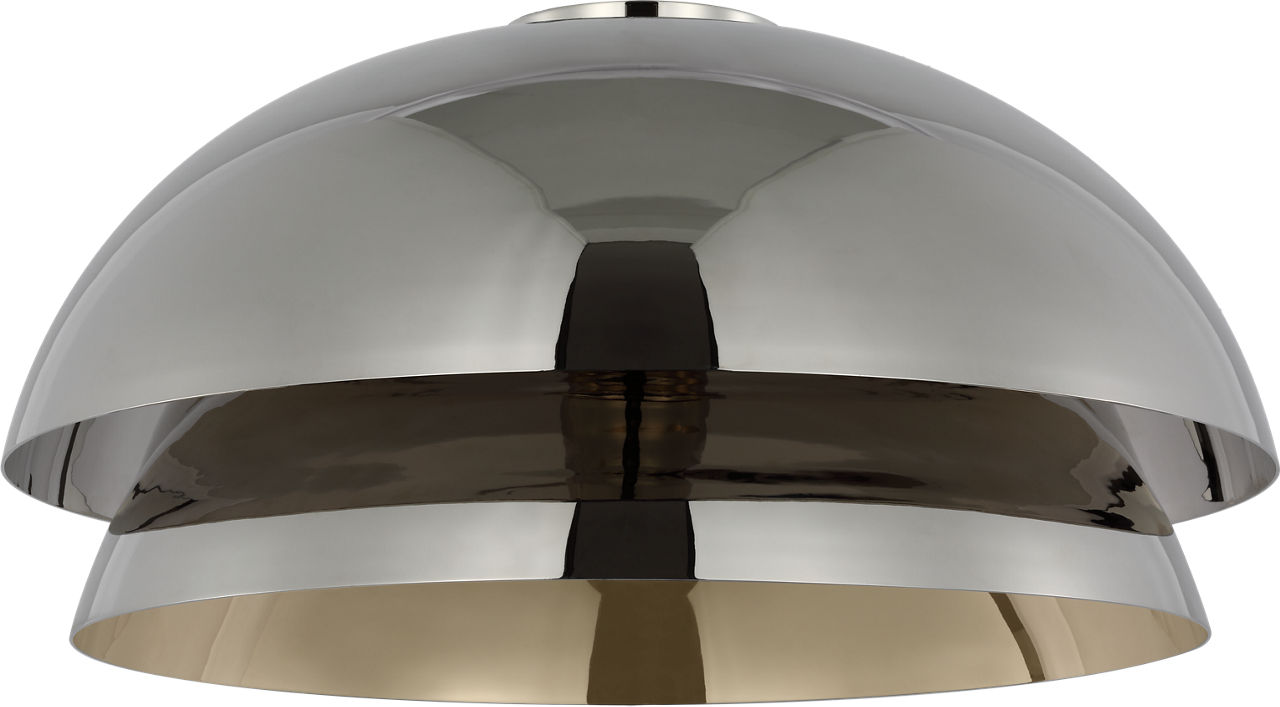 Shanti Large Flush polished nickel 2700K 90 CRI