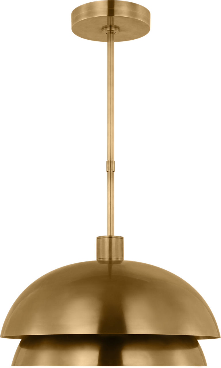 Shanti Large Pendant Natural Brass 2700K 90 CRI