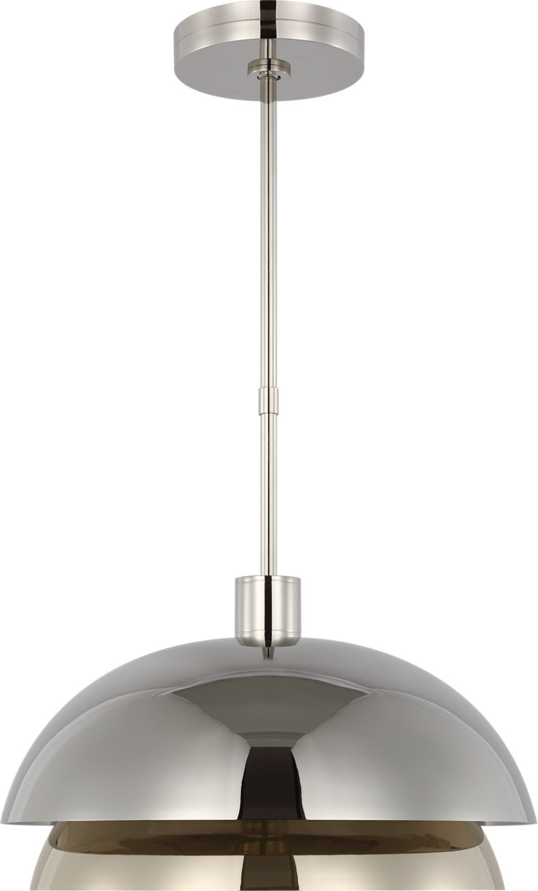 Shanti Large Pendant Polished Nickel 2700K 90 CRI