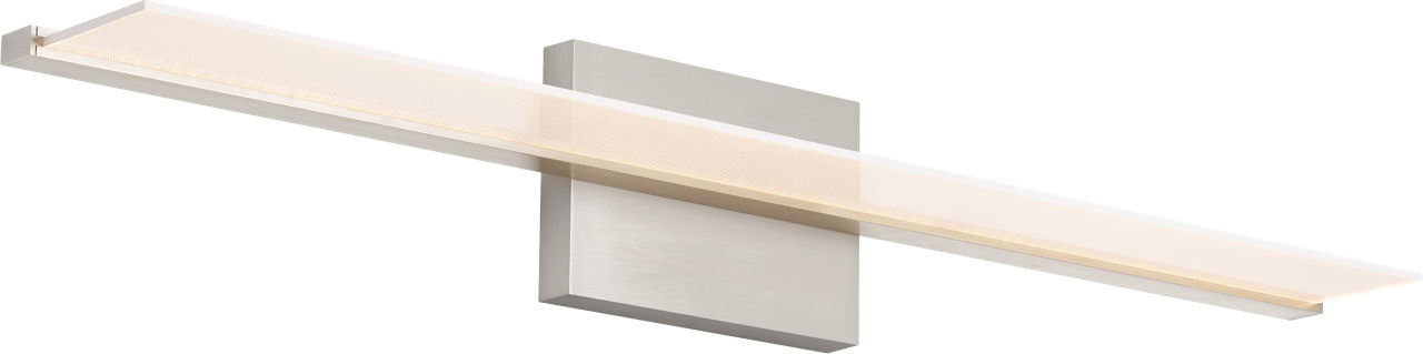 Span 36 Bath Direct/Indirect Satin Nickel LED 90 CRI 3000K 120V