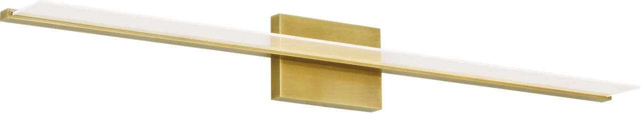 Span 48 Bath Direct/Indirect plated brass 3000K 90 CRI integrated led 90 cri 3000k 120v