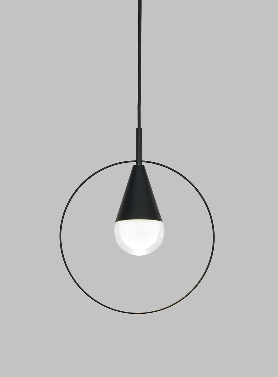 Cupola Port Alone Pendant 1 Light Port Alone Nightshade Black 3000K 90 CRI integrated led 90 cri 3000k 120v-277v unv