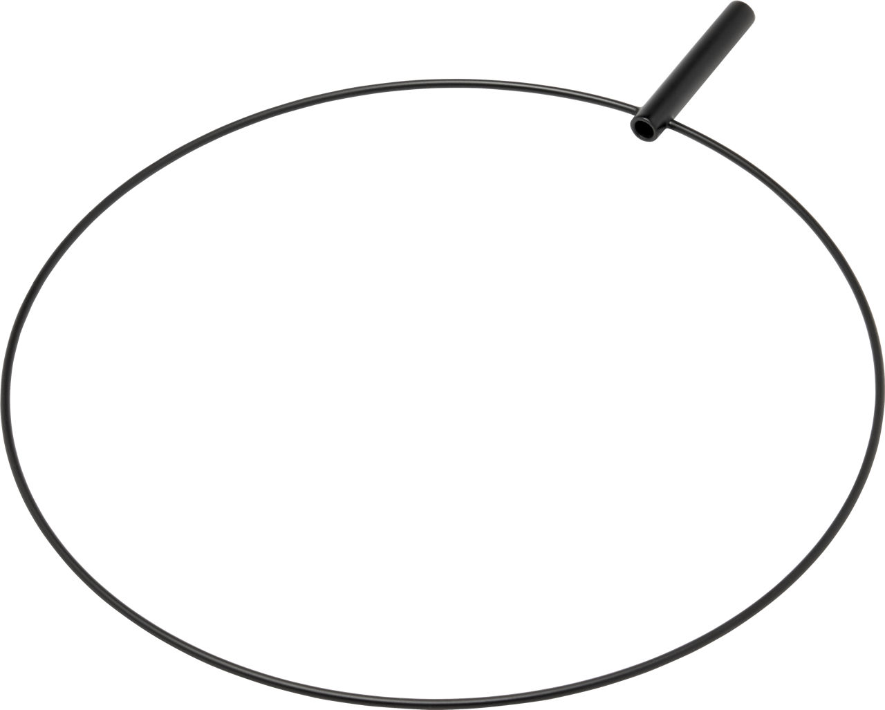 Trellis Round Pendant Accs Round Nightshade Black