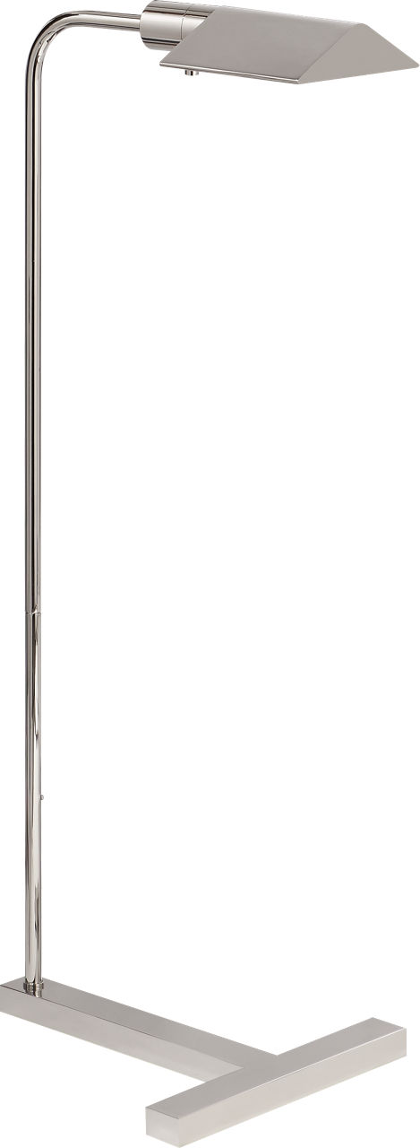 William Pharmacy Floor Lamp in Polished Nickel