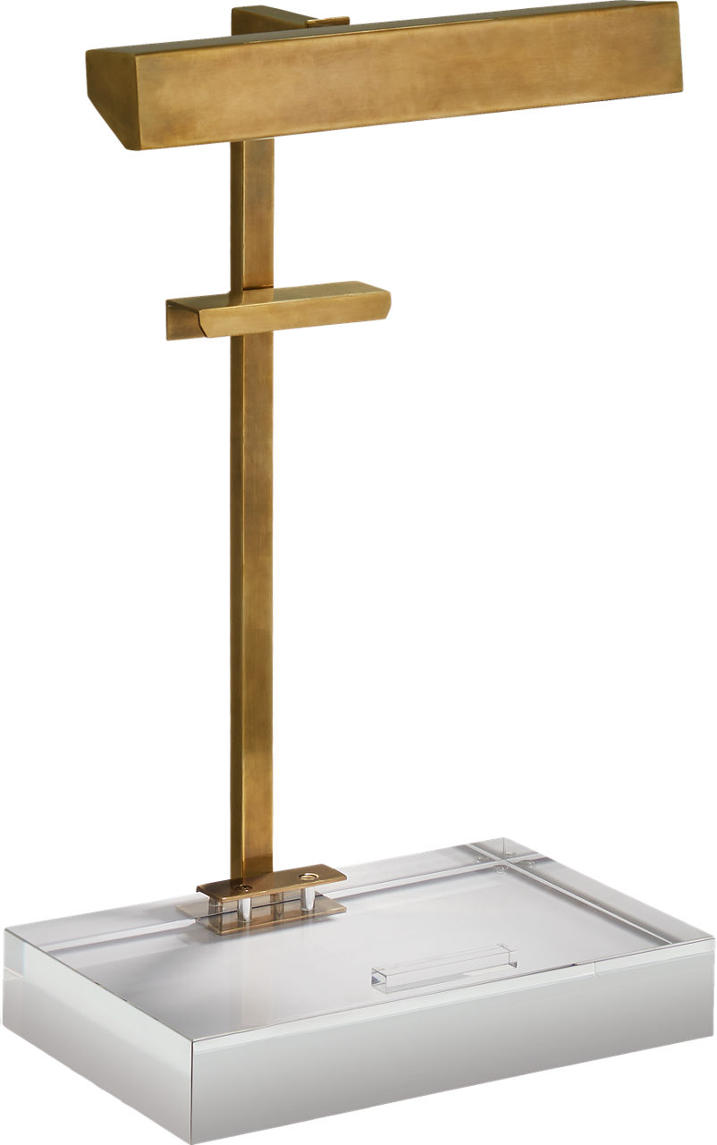McClean Easel Light in Hand-Rubbed Antique Brass