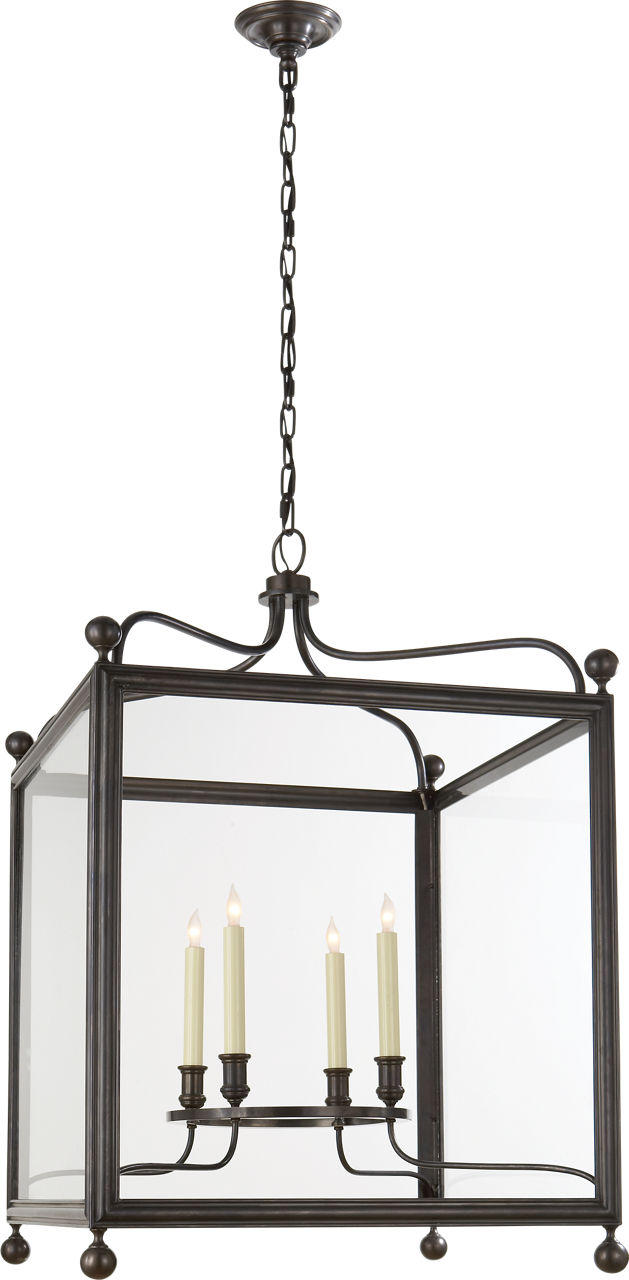 Greggory Large Lantern in Bronze