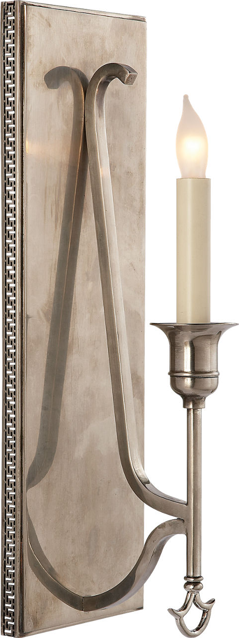 Savannah Sconce in Sheffield Nickel