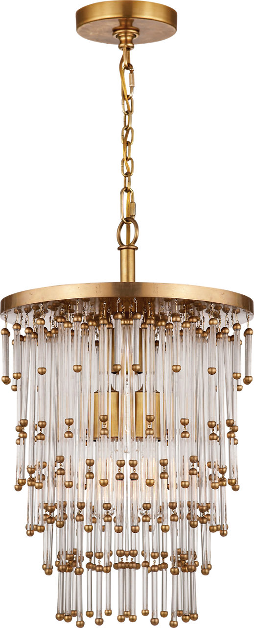 Mia Small Chandelier in Clear Glass