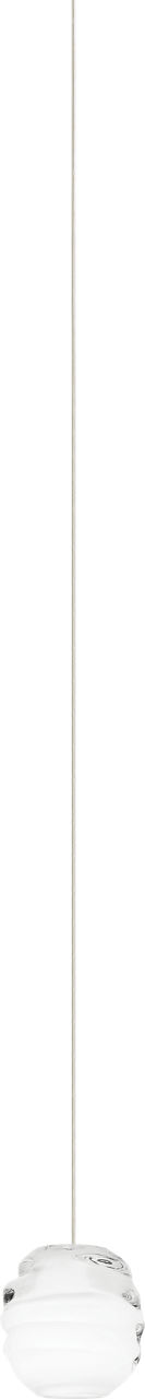 Audra Pendant in Satin Nickel with White Glass Bulb(s) Included