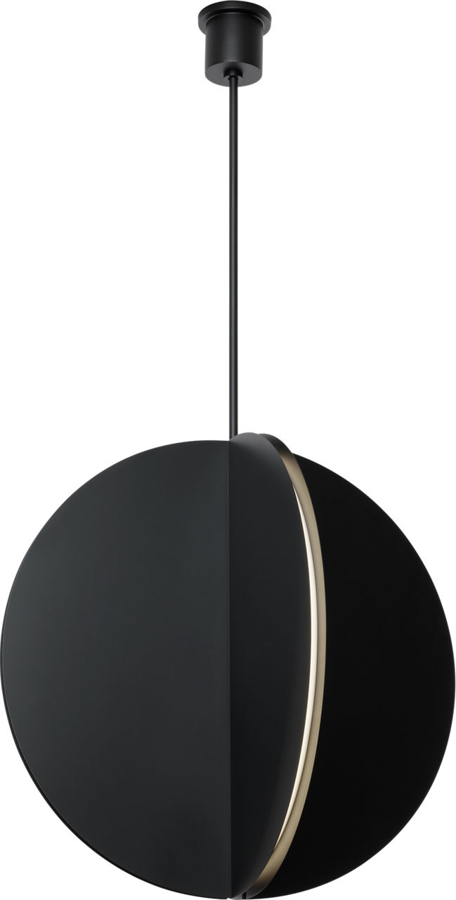 Bau 36 Pendant Nightshade Black Integrated LED 90 CRI 3000K 120-277V
