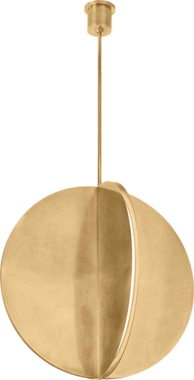 Bau 36 Pendant Natural Brass Integrated LED 90 CRI 3000K 120-277V
