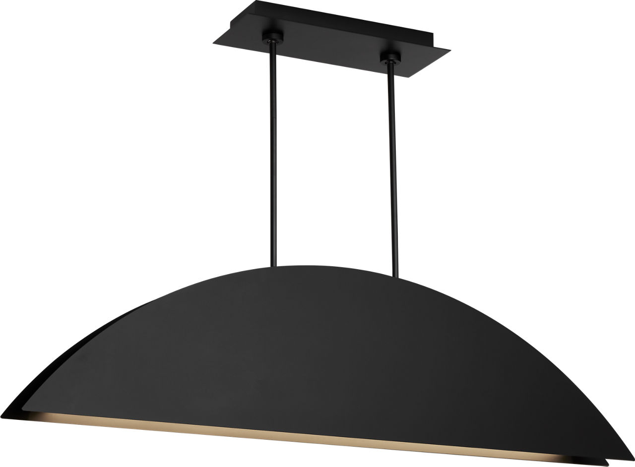 Bau 50 Linear Suspension Nightshade Black LED 90 CRI 3000K 120V