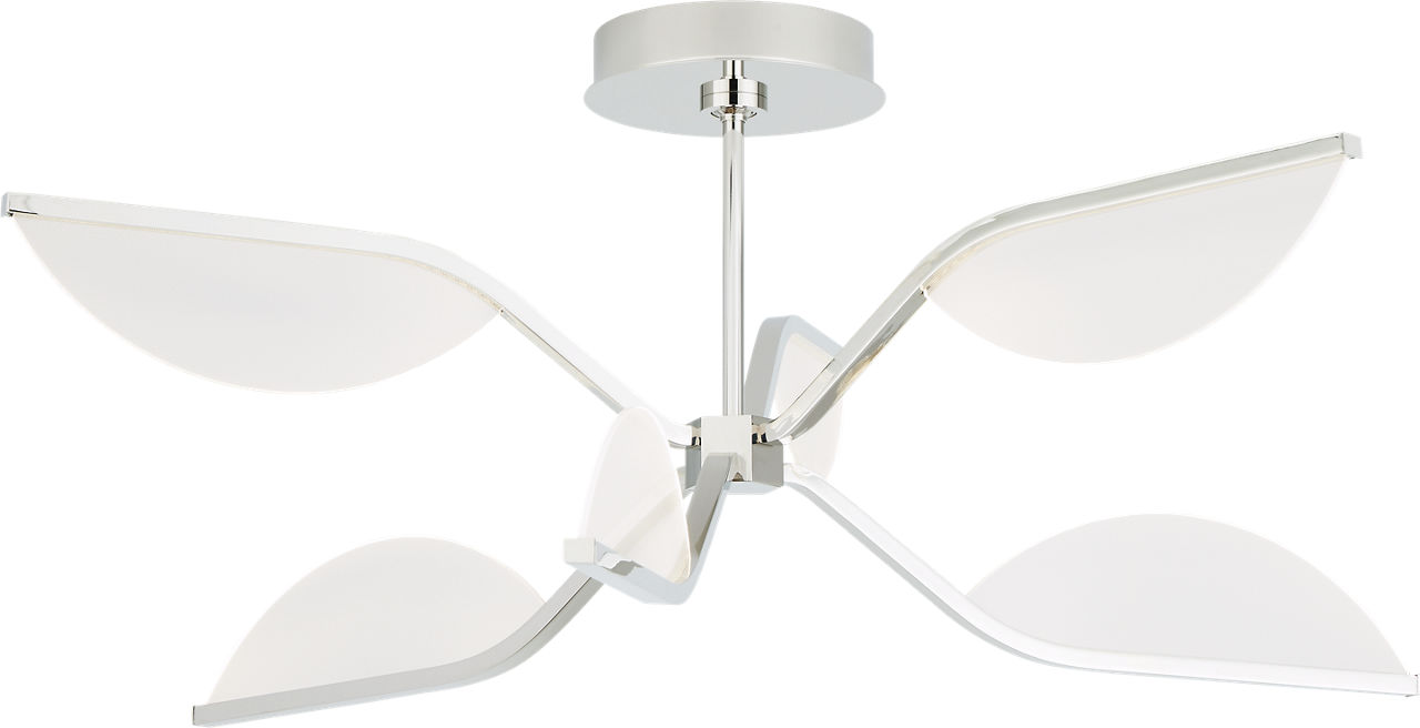 Belterra 30 Flushmount/Chandelier 30 Polished Nickel LED 90 CRI 3000K 120V