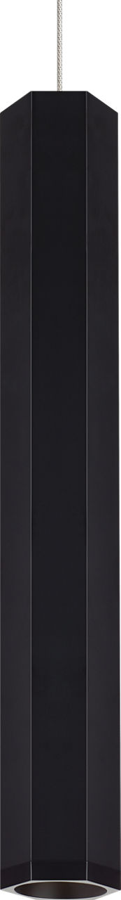 Blok Large Pendant in Matte Black and Satin Nickel with  FreeJack Bulb(s) Not Included