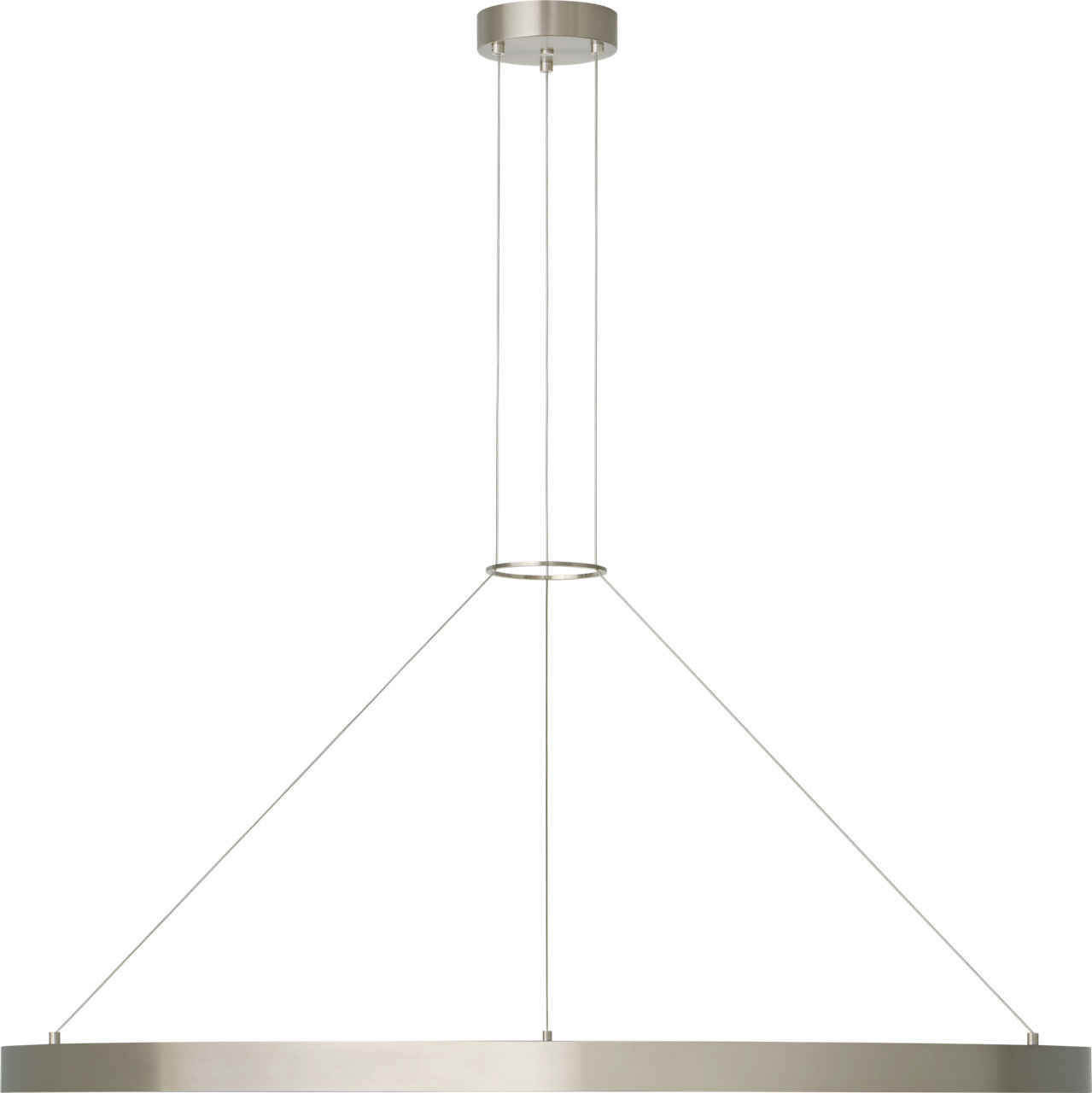 Bodiam 48 Suspension 48" Diameter Satin Nickel LED 90 CRI 3000K 120V