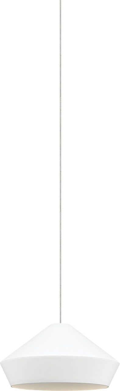 Brummel Pendant in Antique Bronze with Matte White FreeJack Bulb(s) Not Included