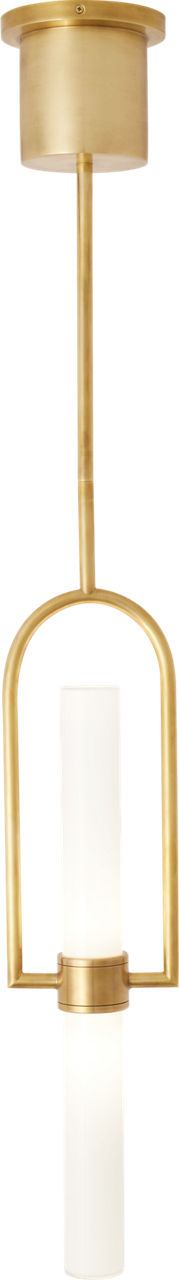 Calumn Pendant Natural Brass 3000K 90 CRI integrated led 90 cri 3000k 120v