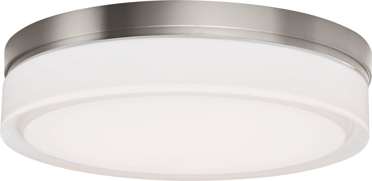 Cirque Large Flush Mount Large Satin Nickel LED 2700K 90 CRI 90 cri 2700k 120v-277v