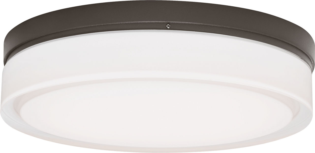 Cirque Large Outdoor Wall/Flush Mount Large Bronze 3000K 90 CRI