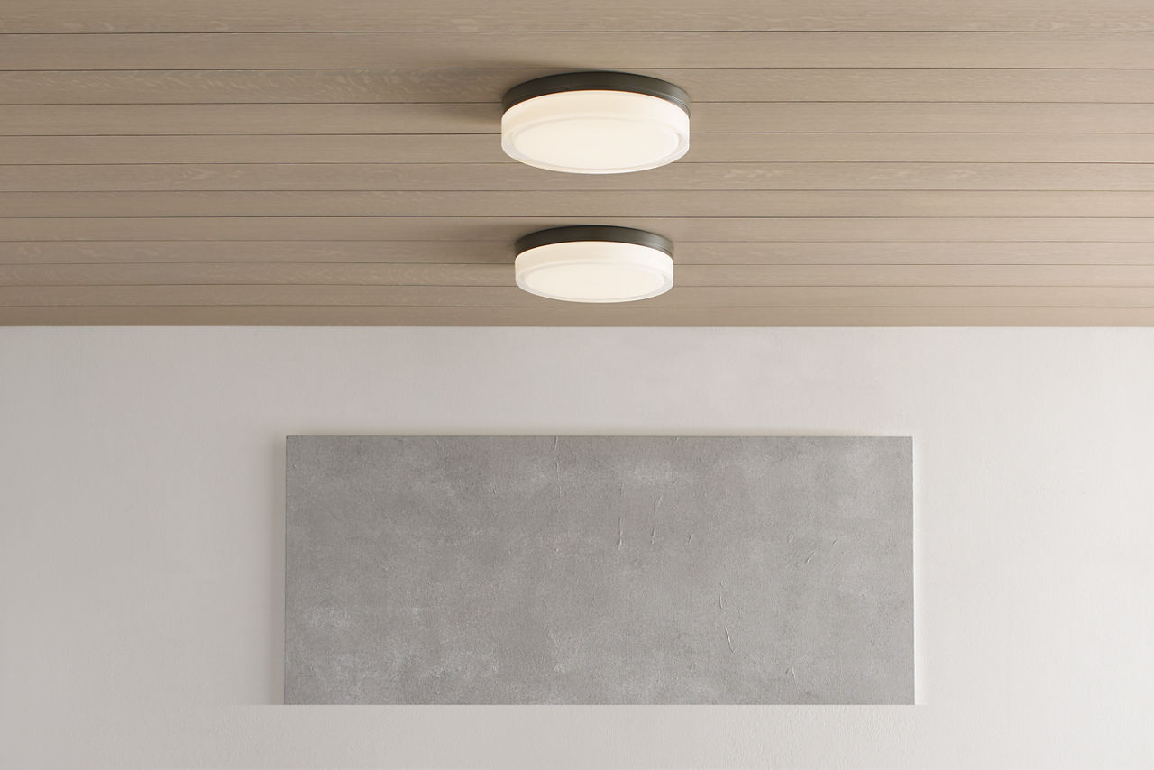 Cirque Large Flush Mount Large Antique Bronze LED 3000K 90 CRI90 cri 3000k 120v-277v