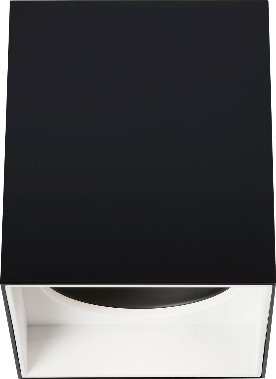 Exo 6 Flush Mount 6.1" Matte Black white 2700K 90 CRI led 90 cri 2700k 120v 277v unv