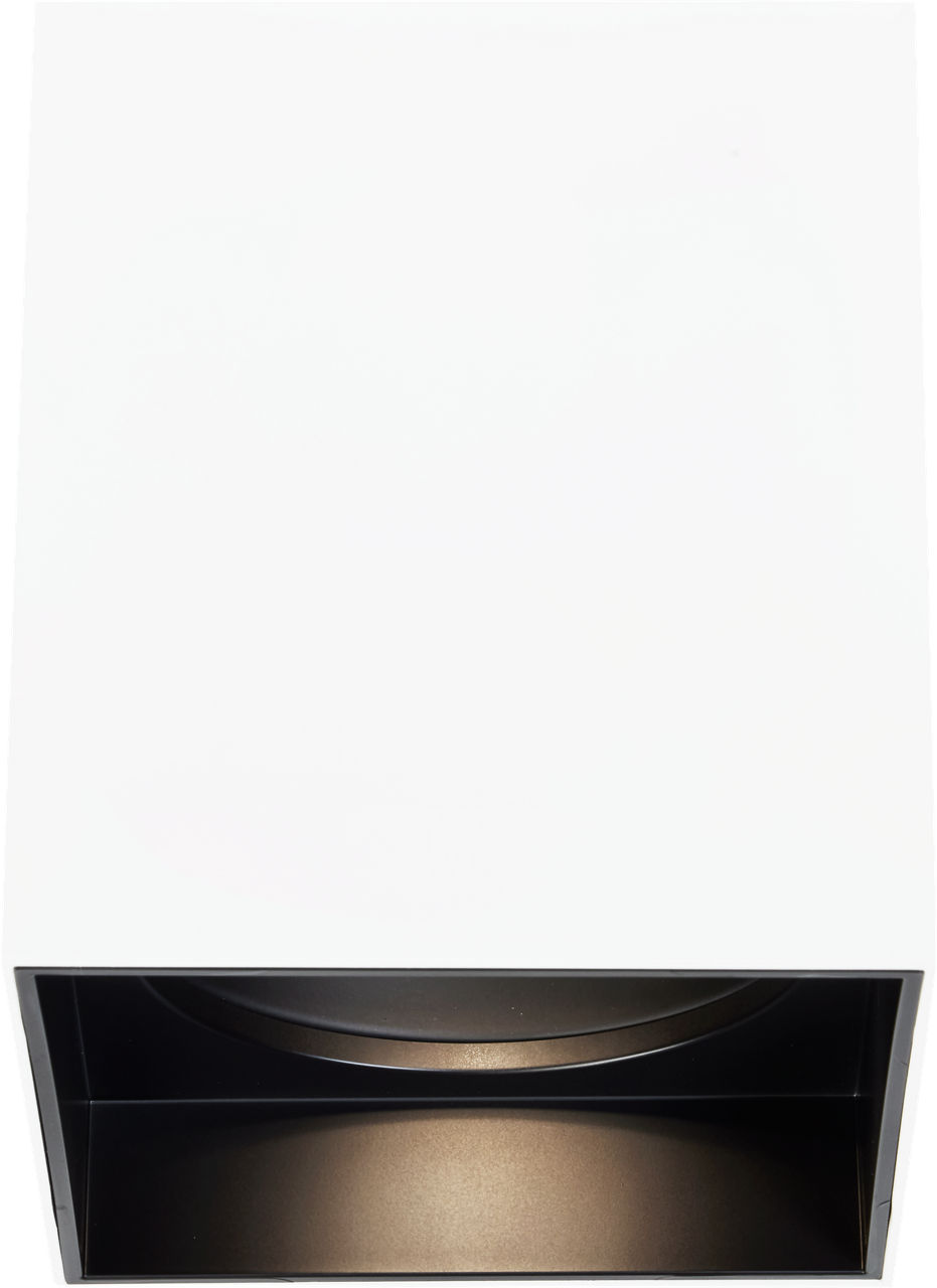 Exo 6 Flush Mount 6.1" Matte White black 2700K 90 CRI led 90 cri 2700k 120v 277v unv