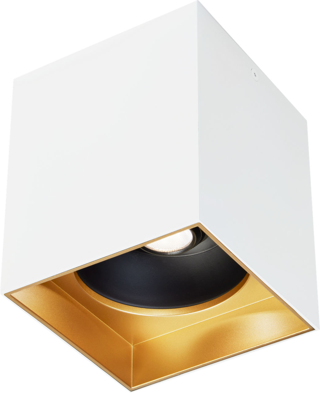 Exo 6 Flush Mount 6.1" Matte White gold haze 2700K 90 CRI led 90 cri 2700k 120v 277v unv