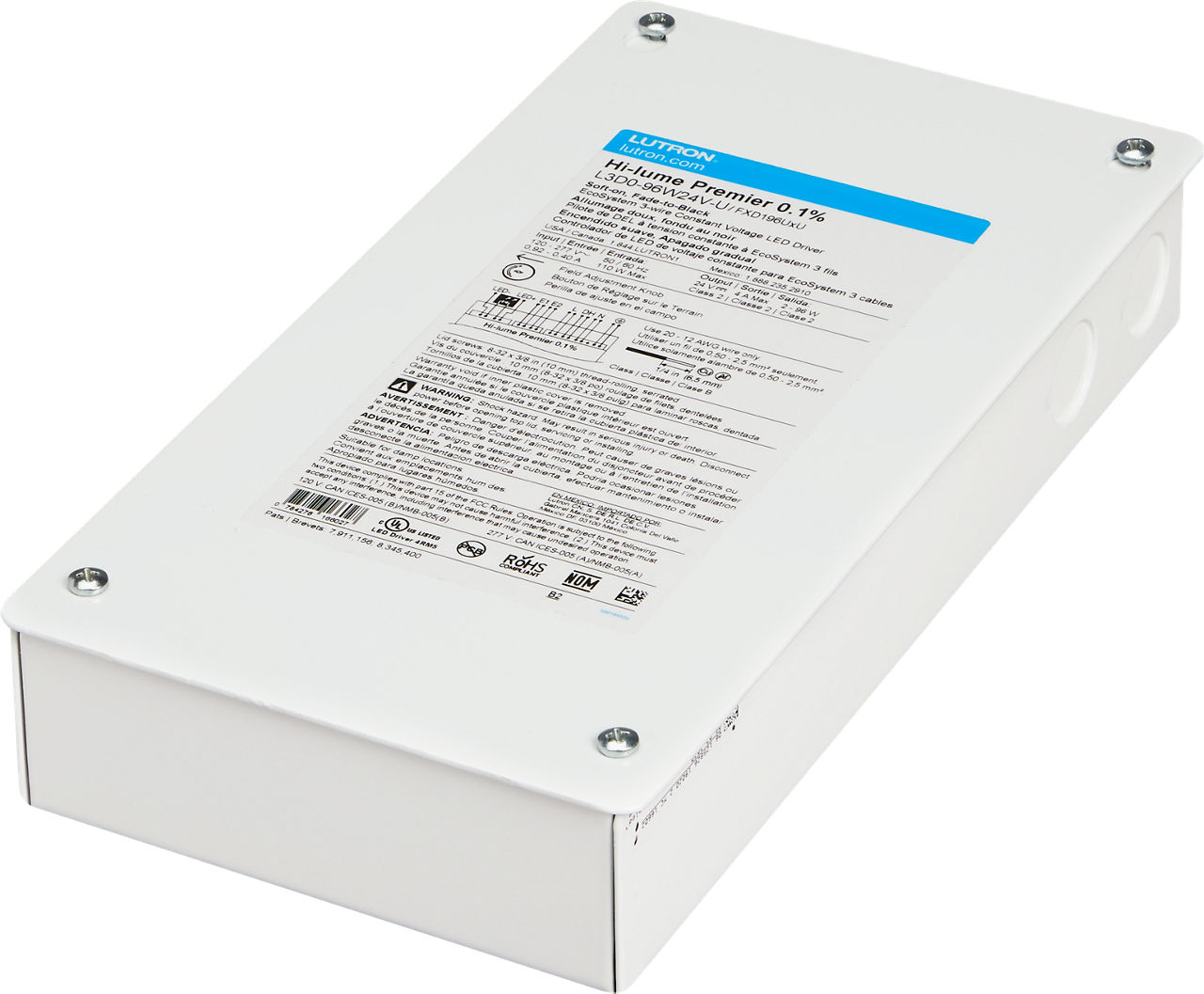 Power Supply Lutron Hi-Lume Ecosystem/3-Wire Remote 24VDC 0.1%