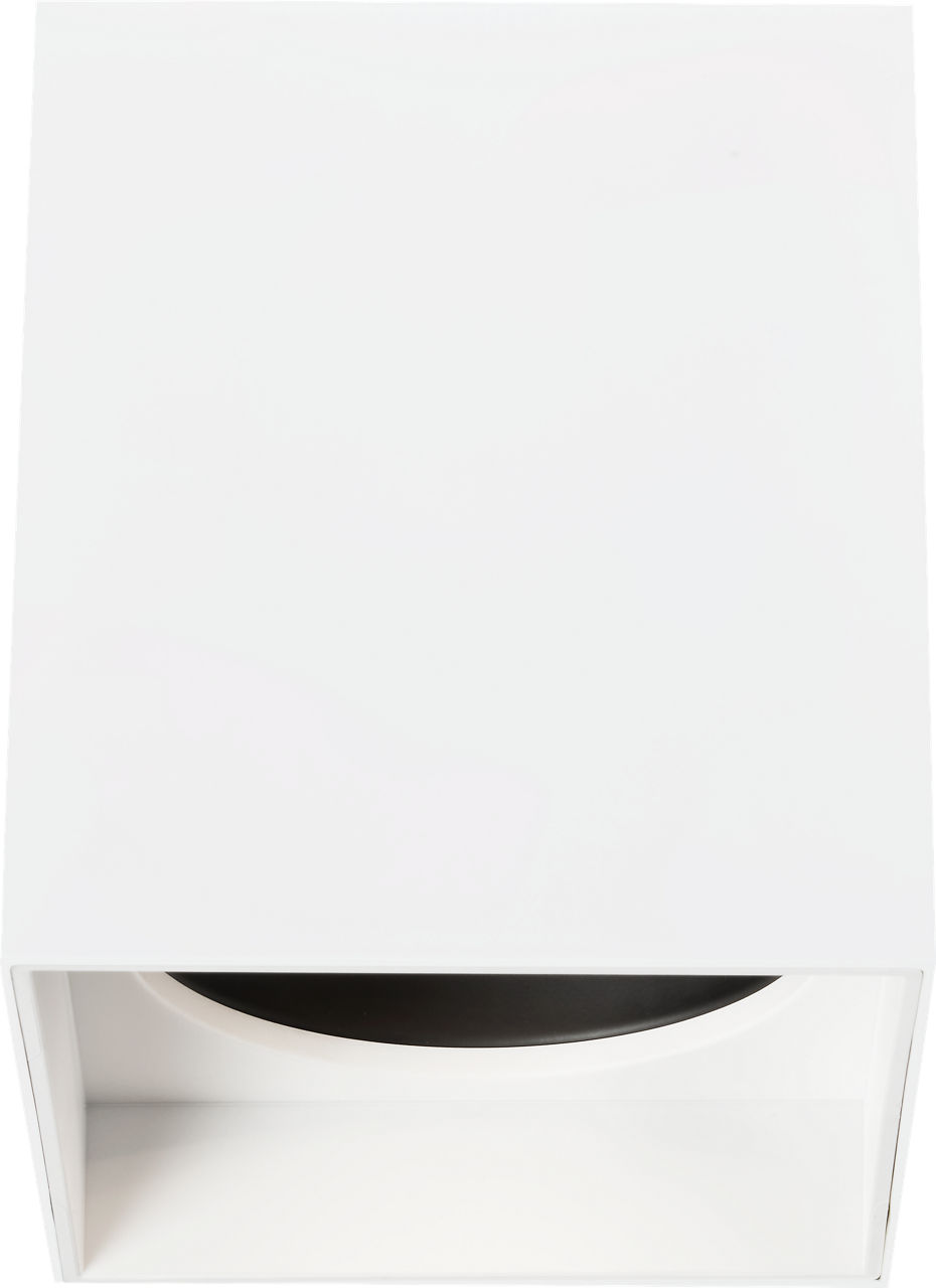 Exo 6 Flush Mount in Matte White with White Interior 2700K 20