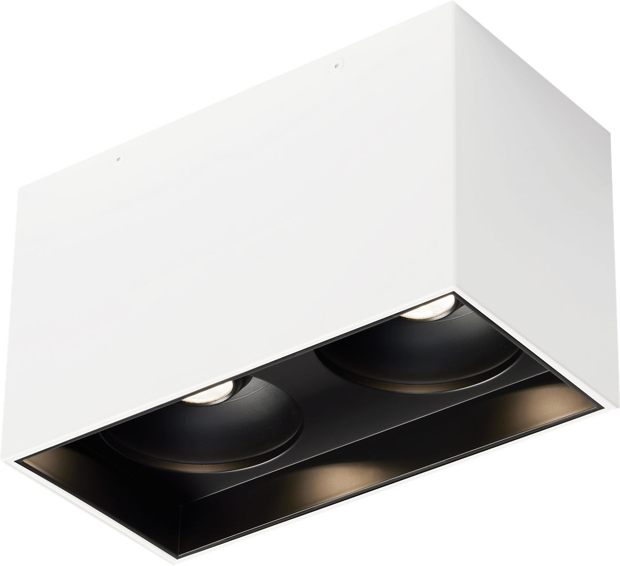 Exo 6 Dual Flush Mount 6.1" Matte White black 3000K 90 CRI led 90 cri 3000k 120v 277v unv