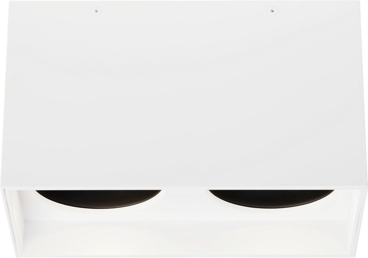 Exo 6 Dual Flush Mount 6.1" Matte White white 3000K 90 CRI led 90 cri 3000k 120v 277v unv