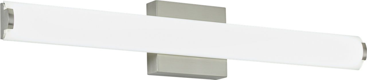 Finn 24 Bath Satin Nickel 3000K 90 CRI integrated led 90 cri 3000k 120v-277v unv