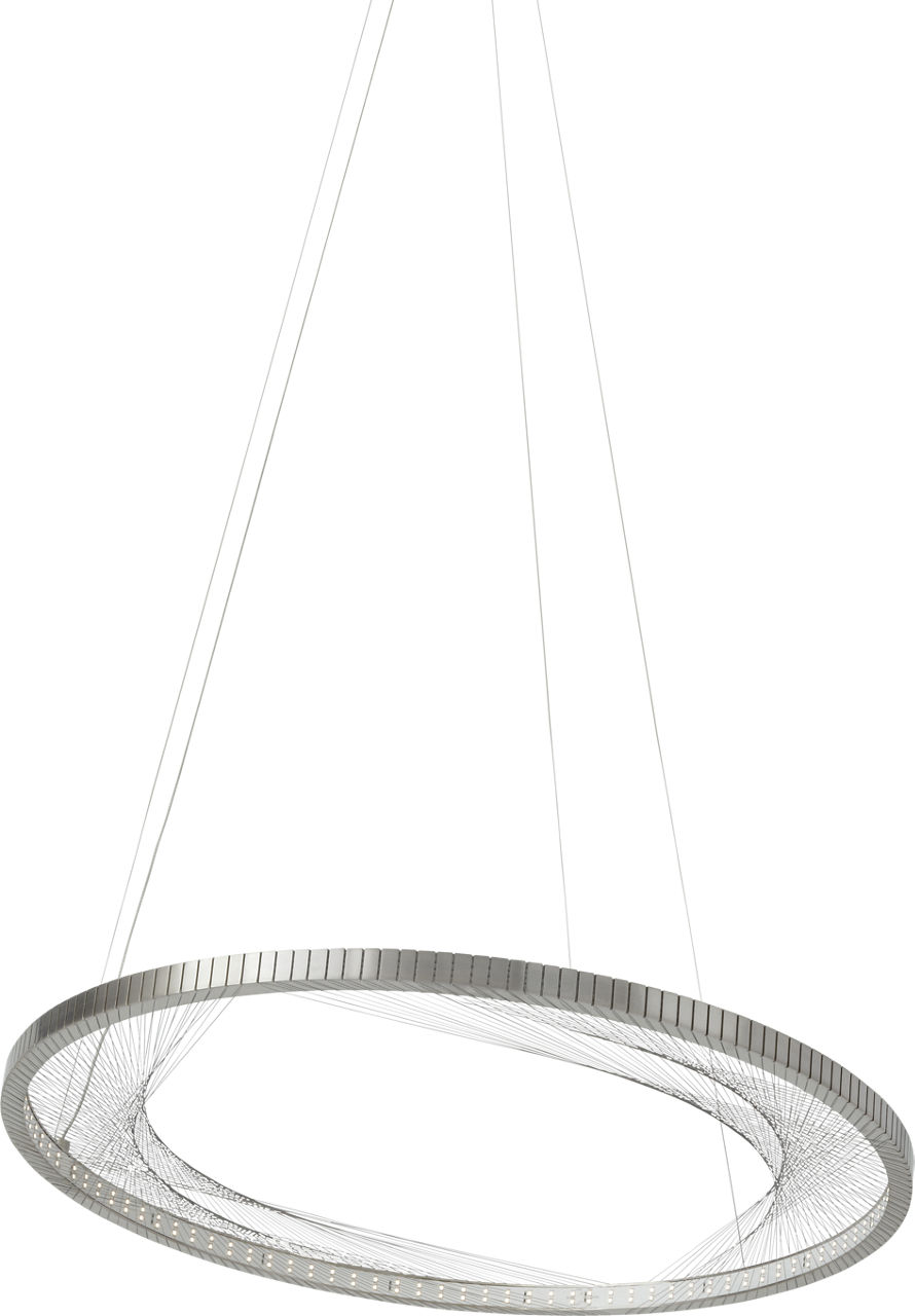 Interlace 30 Suspension Satin Nickel 2700K 80 CRI integrated led 80 cri 2700k 120v