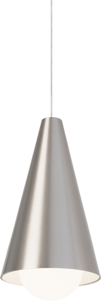 Joni Mini Pendant in Satin Nickel with Frost Glass FreeJack Bulb(s) Included
