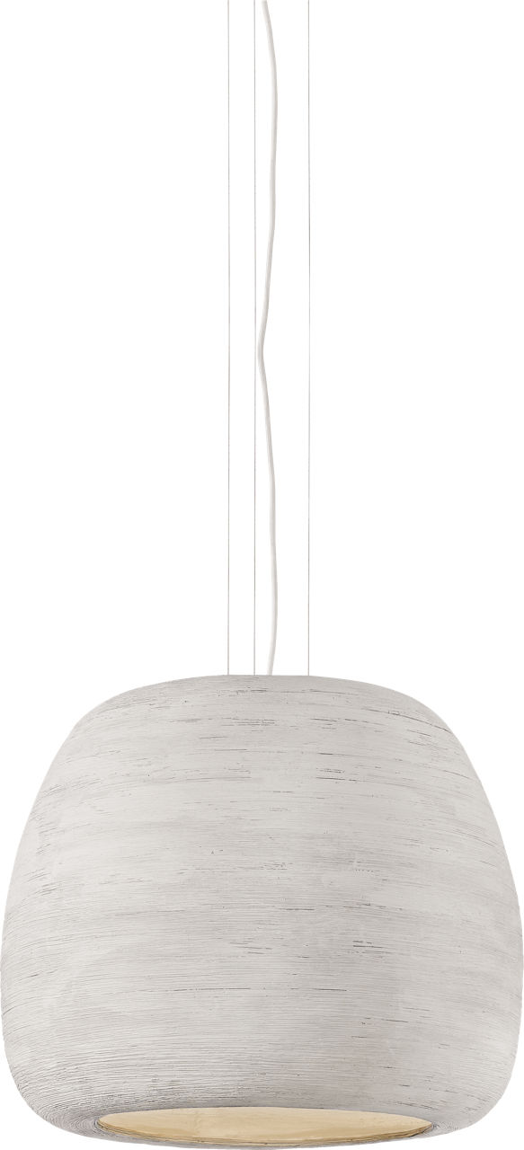 Karam Large Pendant in Large Concrete/White Bulb Not Included