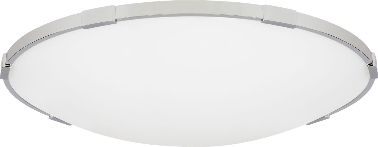 Vance 24 Flush Mount 24" Diameter Chrome LED 2700K 90 CRI 90 cri 2700k 120v