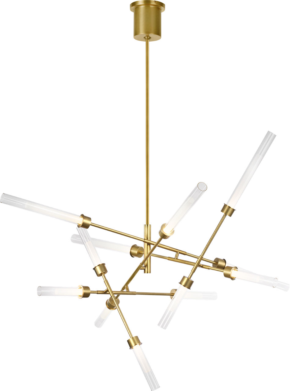 Linger 12-Light Abstract Chandelier - 700LNG12A | Visual Comfort