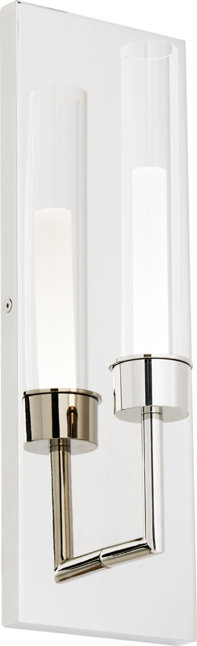 Linger Wall 1 Light Polished Nickel Integrated LED 90 CRI 3000K 120V