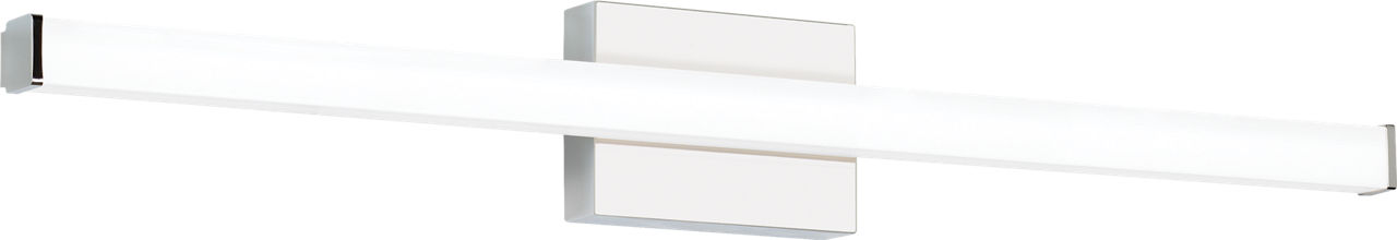 Lufe Square 36 Bath Square Chrome LED 90 CRI 3000K 120V