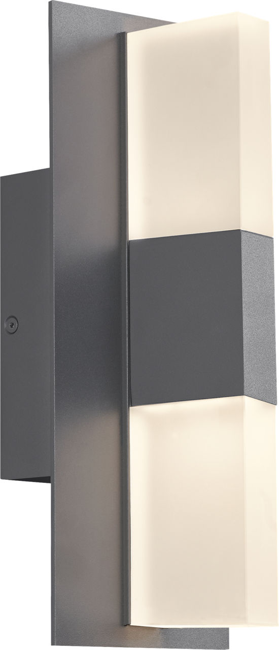 Lyft 12 Outdoor Wall charcoal 3000K 80 CRI
