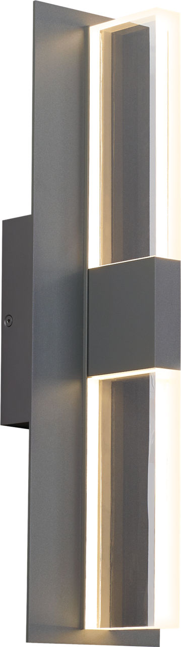 Lyft 18 Outdoor Wall charcoal 3000K 80 CRI