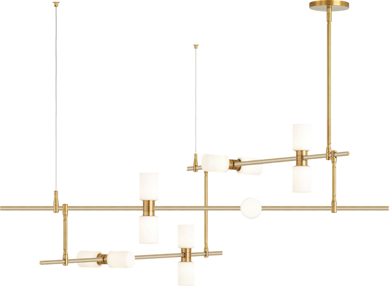 ModernRail Chandelier 2