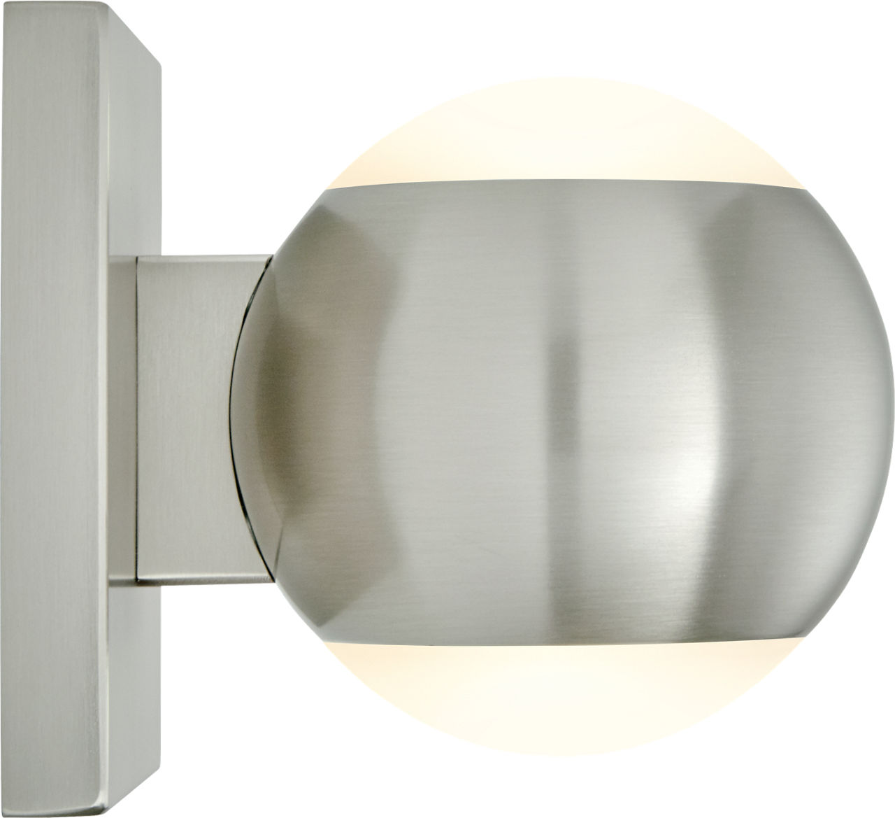 Oko 1-Light Wall/Bath 1 Light Satin Nickel 3000K 90 CRI LED 3000k 120v